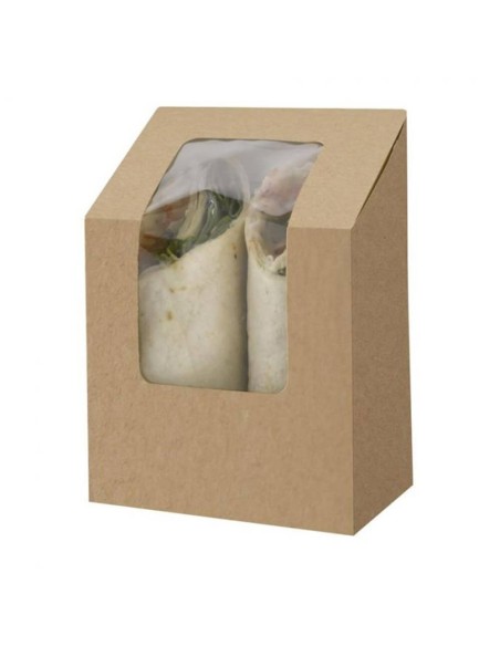 ▷ Caixa de Papel Kraft com Janela - Envio em 24h.