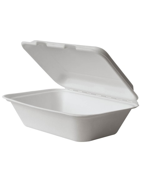 ▷ Tabuleiro de Cana-de-Açúcar + Tampa 625 ml para Take Away ✅- Envio em 24h.
