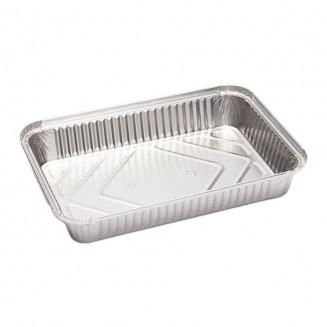 ENVASE DE ALUMINIO 2200 cc 315X215X42 mm (100 Uds.)