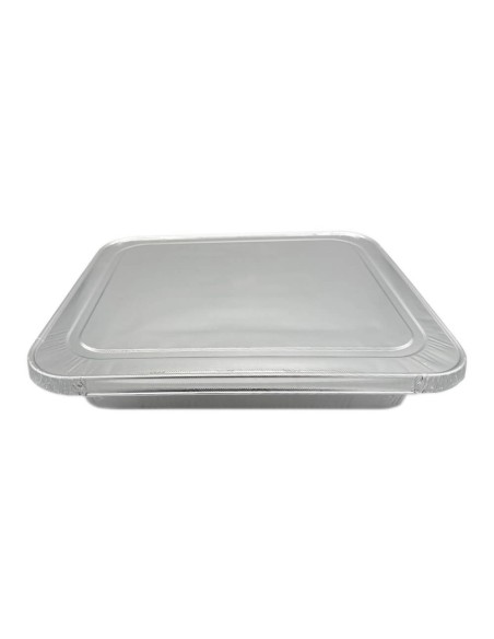 Tabuleiro de alumínio com tampa para bolos e assados - Envio em 24h.
