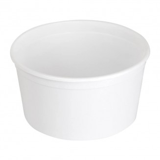 TARRINA REDONDA 500 cc BRANCA (50 Unid.)