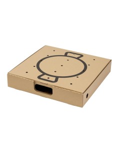 ✅ Caixa Castanha para Transportar Paellas 40x40 cm - Envio Grátis 24h.