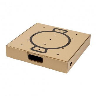 Caja blanca automontable para taza - Pack 50 uds