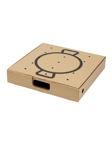 ✅ Caixa Castanha para Transportar Paelhas 60x60 cm - Envio Gratuito 24h.