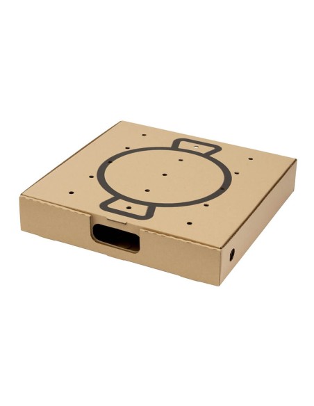 ✅ Caixa Castanha para Transportar Paelhas 60x60 cm - Envio Gratuito 24h.