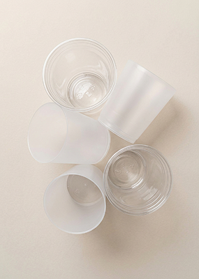 Vasos de plástico