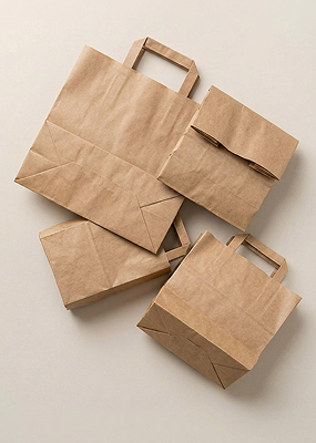 Bolsas de papel con asas