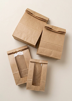 Bolsas kraft sin asas