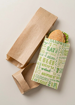 Bolsas papel bocadillos