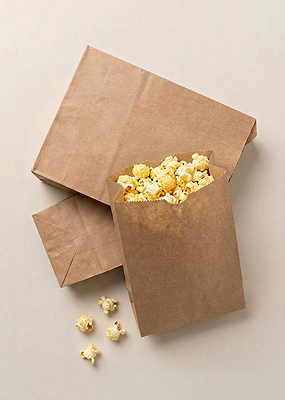 Bolsas de papel para palomitas