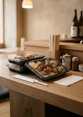 Envases comida oriental y sushi