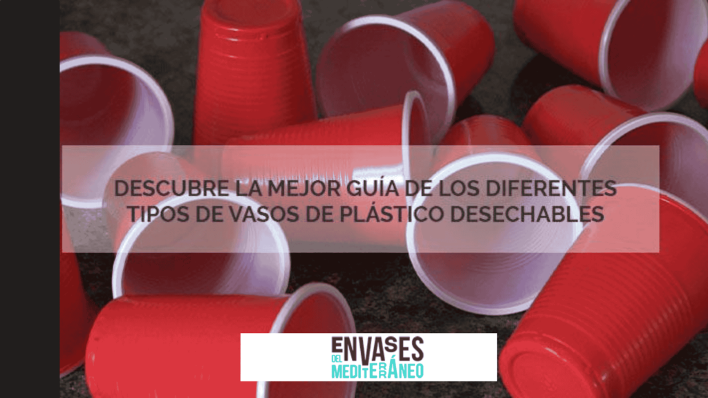 tipos de vasos de plastico