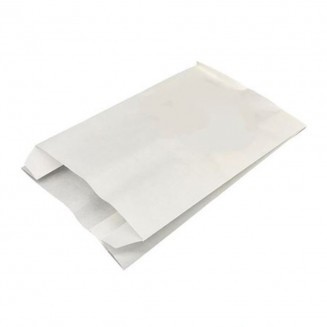 Bolsas de papel blancas sin asas