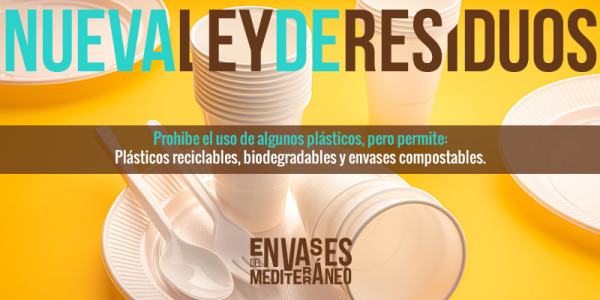 Nueva Ley de Residuos: envases y desechables permitidos para tu take away.